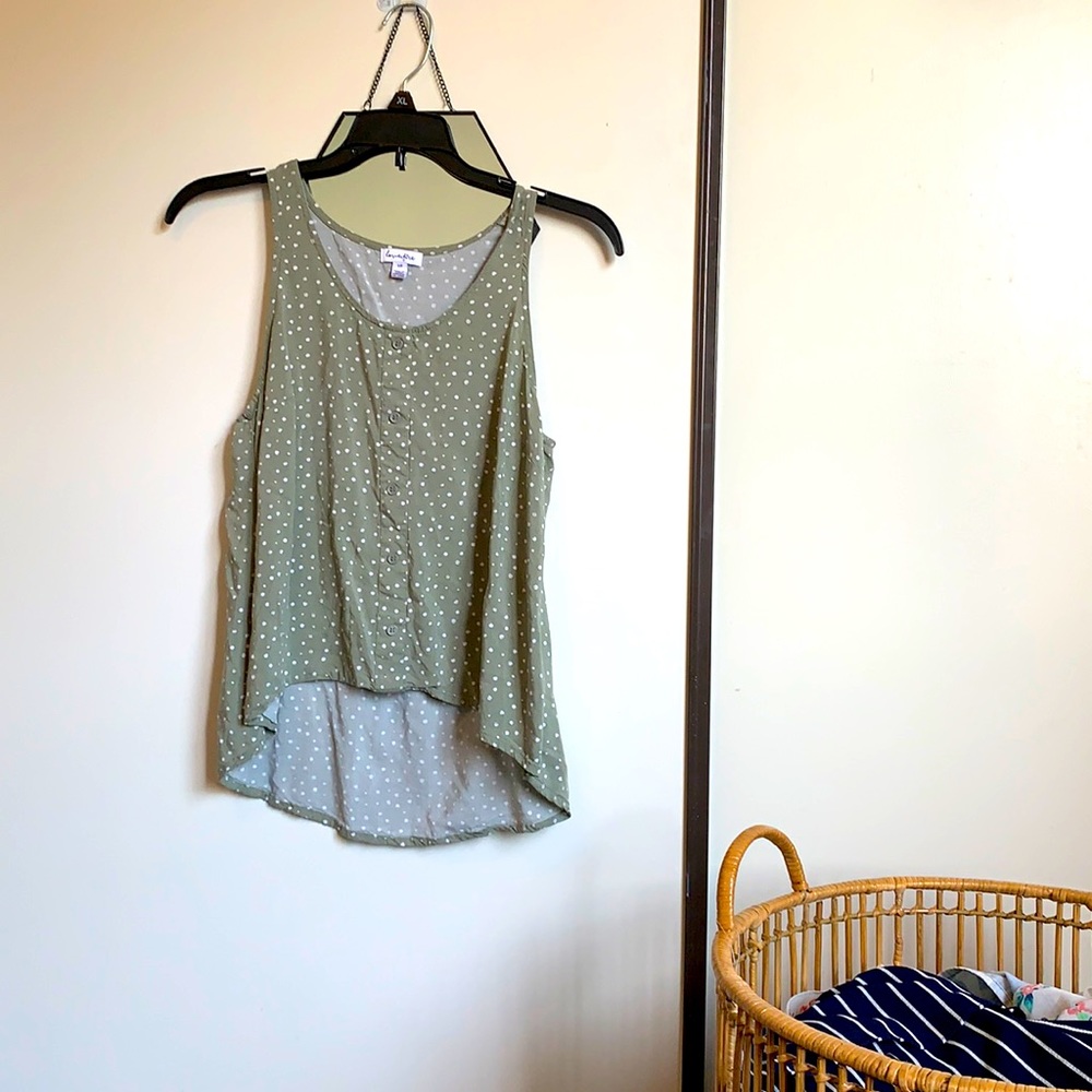 Olive Green Tank Top